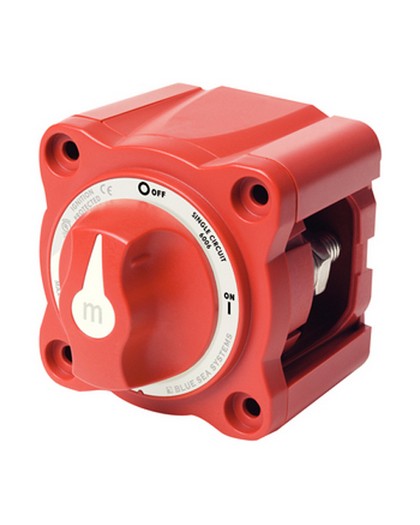 Blue Sea M Series Mini Battery Switch with Knob Blue Sea M Series Mini Battery Switch with Knob