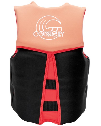Connelly Classic Girls Junior Neoprene Life Vest 2021 Back Connelly Classic Girls Junior Neoprene Life Vest 2021 Back
