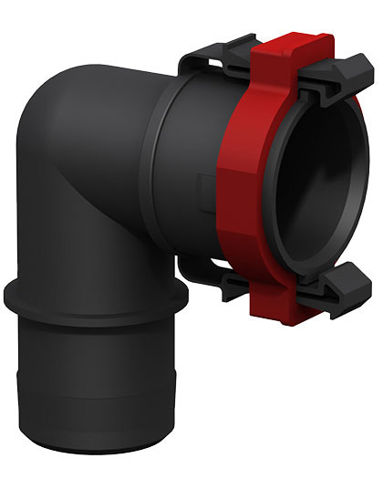 Fly High Flow Rite Quick Connect 1 1/8 inch elbow