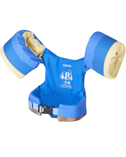 Full Throttle Little Dippers Boys Pirate Child Life Vest Back Full Throttle Little Dippers Boys Pirate Child Life Vest Back