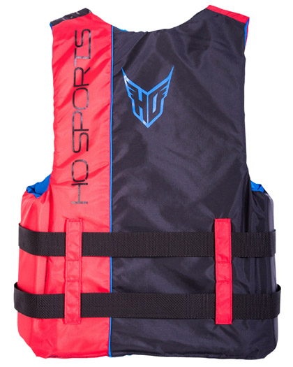 HO Sports Infinite Nylon Life Vest RED 2021 back HO Sports Infinite Nylon Life Vest RED 2021 back