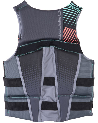HO Womens Mission Neoprene Life Vest 2021 Back HO Womens Mission Neoprene Life Vest 2021 Back