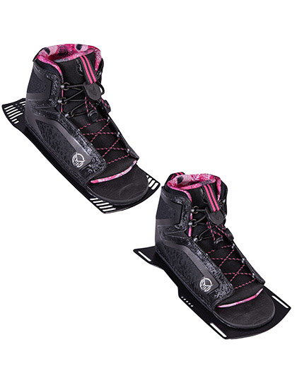 HO Womens Stance 110 Water Ski Binding 2022 Front & Rear HO Womens Stance 110 Water Ski Binding 2022 Front & Rear