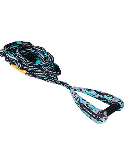 Hyperlite 25' Arc Surf Rope+Handle 2024 teal/grey Hyperlite 25' Arc Surf Rope+Handle 2024 teal/grey