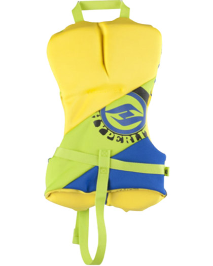 Hyperlite Boys or Girls Infant Neoprene Baby Life Vest Back Hyperlite Boys or Girls Infant Neoprene Baby Life Vest Back