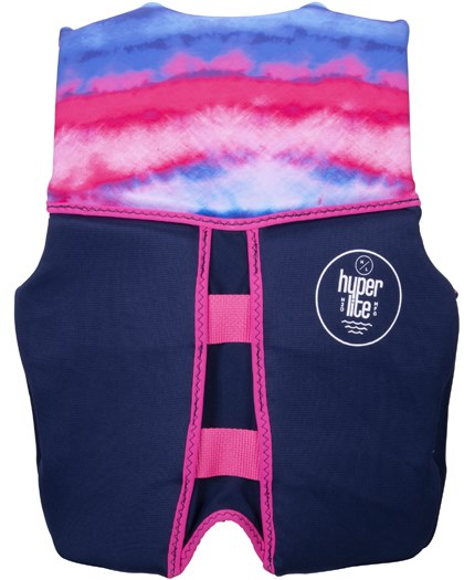 Hyperlite Girls Youth Indy LG Neoprene Life Vest 64-88lbs 2021 Back Hyperlite Girls Youth Indy LG Neoprene Life Vest 64-88lbs 2021 Back