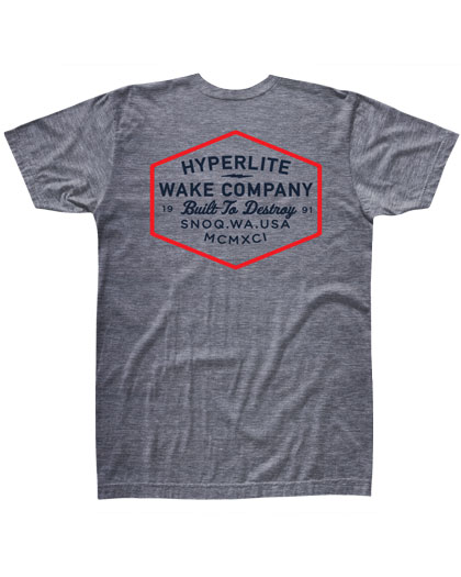 Hyperlite OutlierTee Shirt Heather 2022 back Hyperlite OutlierTee Shirt Heather 2022 back