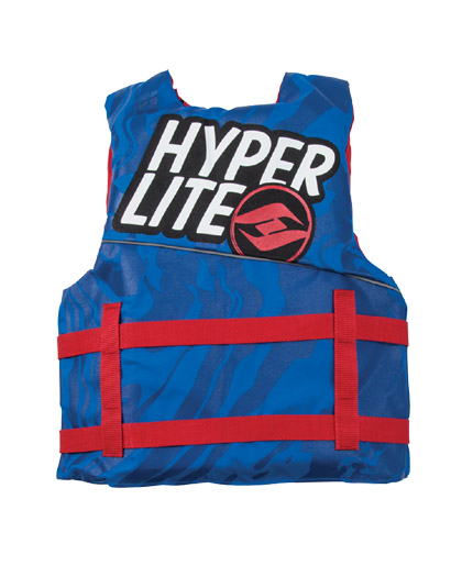 Hyperlite Youth Unite Nylon Life Vest 50-90lbs 2021 Back Hyperlite Youth Unite Nylon Life Vest 50-90lbs 2021 Back