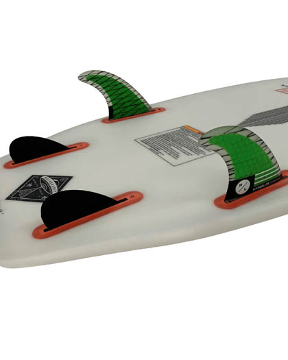 Hyperite Wakesurfer 4.5 Riot Carbon Surf Fin Set 2024 Demo Hyperite Wakesurfer 4.5 Riot Carbon Surf Fin Set 2024 Demo
