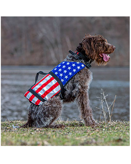 Onyx Nylon Stars and Stripes Pet PFD Vest Onyx Nylon Stars and Stripes Pet PFD Vest