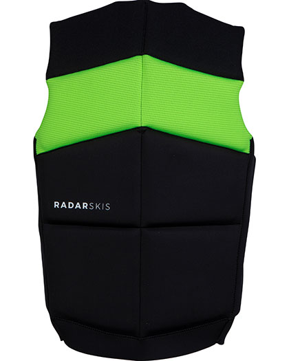 Radar Tidal Limited Competition Neoprene Vest 2022 Back Radar Tidal Limited Competition Neoprene Vest 2022 Back