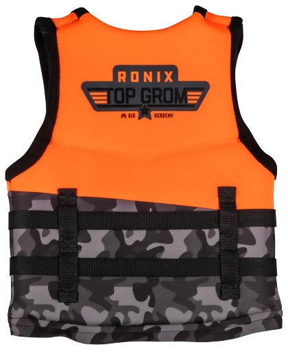 Ronix Boys Top Grom Youth Neoprene Life Vest 2024 Back Ronix Boys Top Grom Youth Neoprene Life Vest 2024 Back