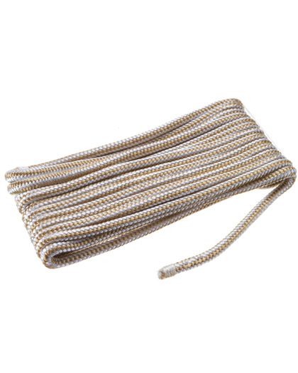 Seachoice Double Braid Nylon Fender Line Gold White Seachoice Double Braid Nylon Fender Line Gold White