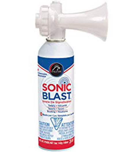 Falcon Sonic Blast Horn White Falcon Sonic Blast Horn White