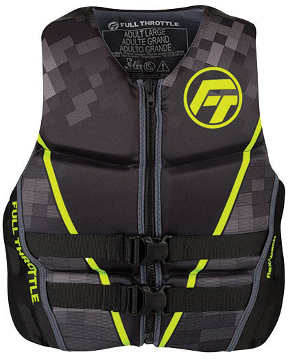 Full Throttle Flex-Back Mens Neoprene Life Vest 2022 Full Throttle Flex-Back Mens Neoprene Life Vest 2022