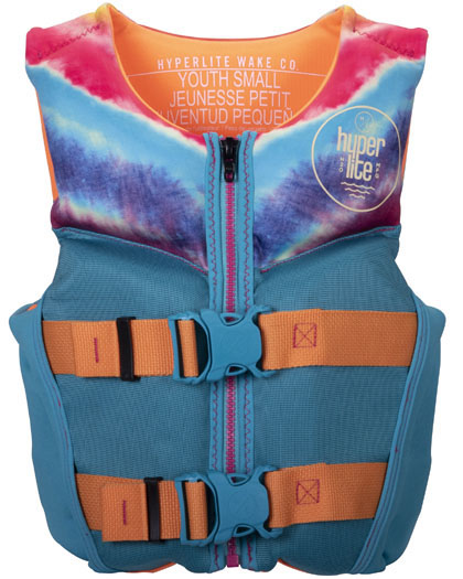 Hyperlite Girls Youth Indy SM Neoprene Life Vest 55-75lbs 2022 Hyperlite Girls Youth Indy SM Neoprene Life Vest 55-75lbs 2022