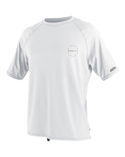 ONeill 24-7 Traveler Sun Shirt S/S White Rashguard 2021 ONeill 24-7 Traveler Sun Shirt S/S White Rashguard 2021