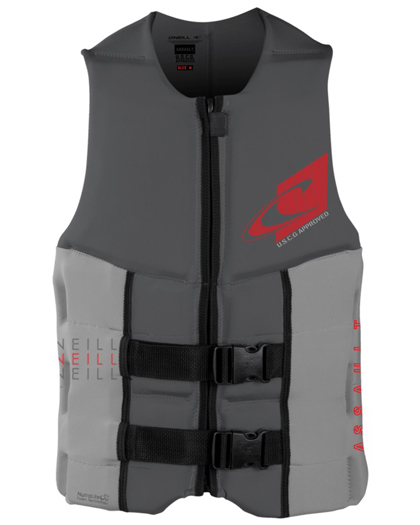 ONeill Assault Mens Neoprene Life Vest Grey 2024 ONeill Assault Mens Neoprene Life Vest Grey 2024