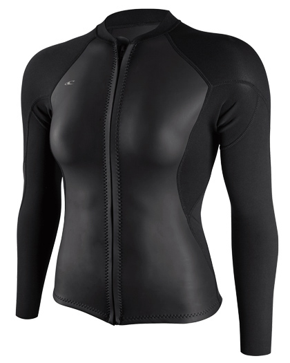 ONeill Womens Bahia Full Front Zip Jacket Black 2024 ONeill Womens Bahia Full Front Zip Jacket Black 2024