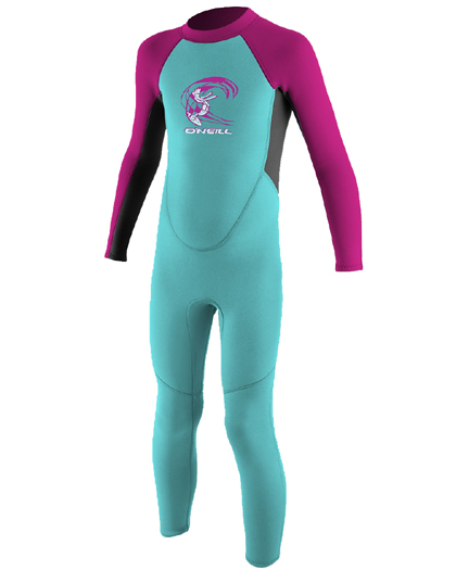 ONeill Toddler Girls Reactor II Full Wetsuit 2mm 2024 ONeill Toddler Girls Reactor II Full Wetsuit 2mm 2024