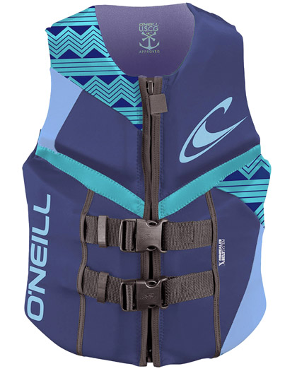 ONeill Reactor Womens Neoprene Life Vest Navy 2024 ONeill Reactor Womens Neoprene Life Vest Navy 2024