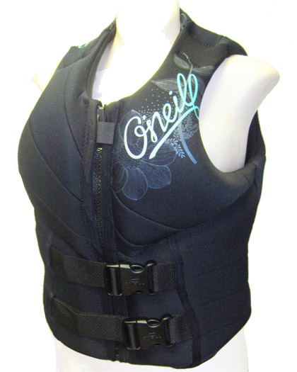 ONeill Siren Womens Neoprene Life Vest Black 2024 ONeill Siren Womens Neoprene Life Vest Black 2024