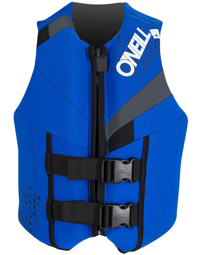 ONeill Reactor Teen Neoprene Life Vest Blue 2022 ONeill Reactor Teen Neoprene Life Vest Blue 2022