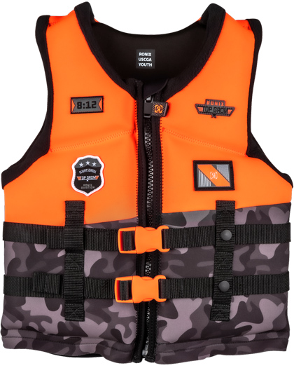 Ronix Boys Top Grom Youth Neoprene Life Vest 2024 Ronix Boys Top Grom Youth Neoprene Life Vest 2024