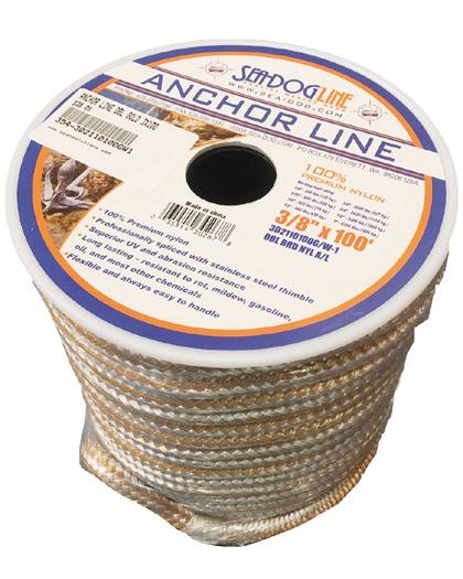 Sea-Dog Premium Double Braided Nylon Anchor Line Sea-Dog Premium Double Braided Nylon Anchor Line