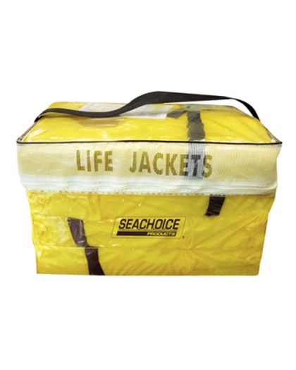 Seachoice 4 Pack of Life Jackets Yellow + Carrying Bag Seachoice 4 Pack of Life Jackets Yellow + Carrying Bag
