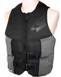 ONeill Assault Mens Neoprene Life Vest Black/Gray 2024
