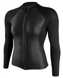 ONeill Womens Bahia Full Front Zip Jacket Black 2024